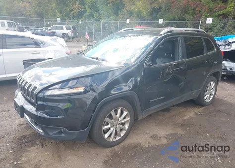 2016 Jeep Cherokee Limited z USA, uszkodzony, nr VIN 1C4PJLDB1GW258740